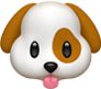 Dog face emoji